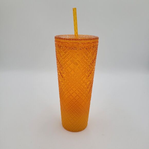 Starbucks Other - Starbucks 2022 Summer Orange MANGO OMBRE Jeweled Venti Cold Cup Tumbler 24oz